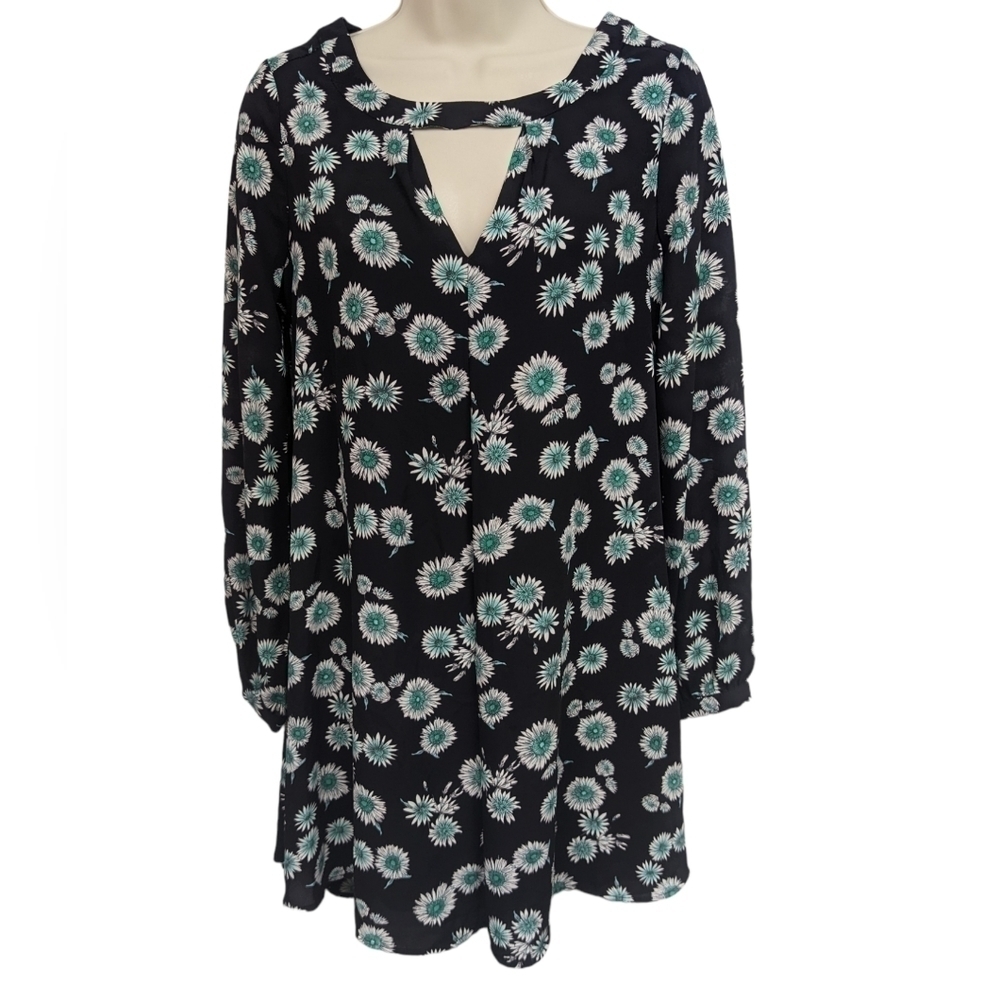 Express Band Collar Keyhole Daisy Dress Sz XS